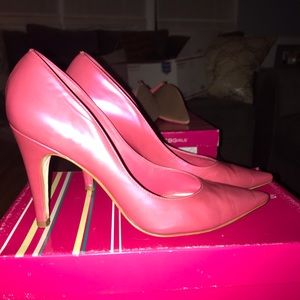 ❤️BCBGirls Hot Pink Patent Leather Heel Size 7